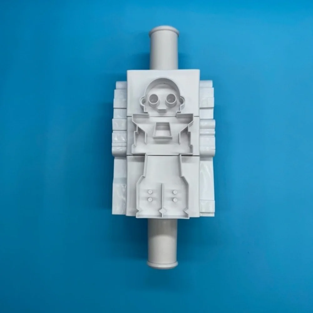 William Sonoma Discontinued White Twist and Press Robot Cookie Cutter